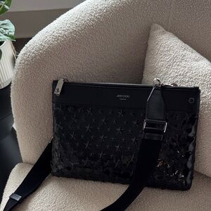 Jimmy Choo l Embossed Star Crossbody Bag